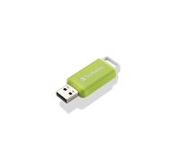 Verbatim DataBar 32Go USB 2.0 Type-A Vert Format Slide Compatible Windows/macOS Clé USB 55x9.5x20.4mm 9.1g