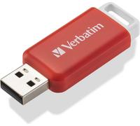Verbatim DataBar - Clé USB à mémoire flash - 16 Go - USB 2.0 - rouge