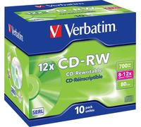 Verbatim CD-RW 12x 700 Mo 10 pièce(s)