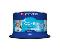Verbatim CD-R AZO Wide Inkjet Printable no ID 700 Mo 52x 50 pièce(s)