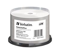VERBATIM 43755 - DVD-R 4,7 Go, imprimable thermiquement, lot de 50