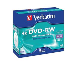 Verbatim DataLifePlus DVD-RW x 5 4.7 Go