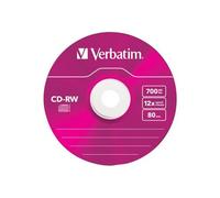 Verbatim DataLifePlus Hi-Speed - 5 x CD-RW - 700 Mo (80 min) 8x - 12x - boîtier CD étroit