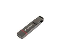 Clé USB-A/C 3.2 Verbatim Dual QuickStick - 128Go (Noir)
