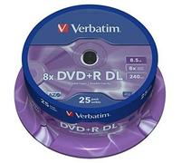VERBATIM DVD-R 25 Unités 8,5 GB 8X