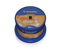 Verbatim DVD-R Matt Silver 4,7 Go 50 pièce(s)