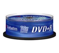 Verbatim DVD+R DataLifePlus 4,7 Go 16x - Spindle de 25