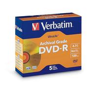 Verbatim Dvd-r 4.7gb 16x Ultralife Gold Archival Grade With