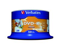 Verbatim DVD-R vierge Azo, 4,7 Go / 120 min, transfert de données vitesse 16 X