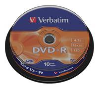 Verbatim DVD-R Matt Silver 4,7 Go 10 pièce(s)