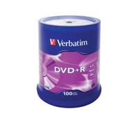 Verbatim - DVD+R x 100 - 4.7 Go - support de stockage