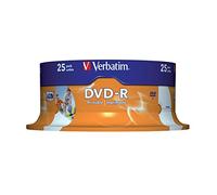 Verbatim 43538 DVD vierge 4,7 Go DVD-R 25 pièce(s)