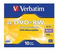 Verbatim - DVD+RW x 10 - 4.7 Go - support de stockage G
