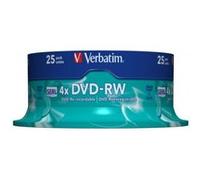 Verbatim DVD-RW Matt Silver 4,7 Go 25 pièce(s)