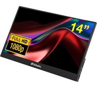 Verbatim 49590 écran plat de PC 35,6 cm (14") 1920 x 1080 pixels Full HD LCD Noir