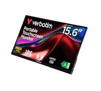 Verbatim 49592 écran plat de PC 39,6 cm (15.6") 1920 x 1080 pixels Full HD LCD Écran tactile Noir