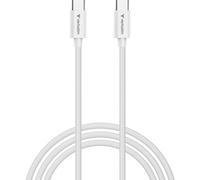 Cable Verbatim Essentials Sync & Charge USB-C 100W 3m (Blanc)