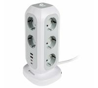 Verbatim Multiprise Tour EUPT-01 11 prises + 4 ports USB-C/A 2 m Noir