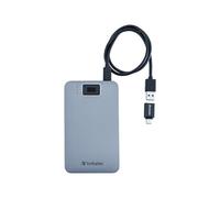 Verbatim 53652 disque dur externe 1 To 5400 tr/min 2.5" USB Type-C 3.2 Gen 1 (3.1 Gen 1) Gris