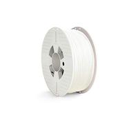 Verbatim Filament 3D PLA 1,75 mm, 1 kg, Filament polyactide haute performance pour l'extrusion de matériaux, pour imprimante 3D et stylo 3D, filament pour imprimante 3D en PLA, 1 bobine de 335m, blanc