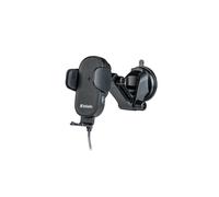 Verbatim FWC-01 Support Actif Smartphone Voiture Ventouse Chargeur USB Type-C Quick Charge 3.0 Recharge Sans Fil Largeur 6-9cm Noir
