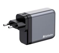 VERBATIM 32203 - Chargeur USB, 140 W, 3 x USB-C PD, 1 x USB-A QC 3.0, GAN