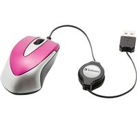 Verbatim Go Mini souris Bureau Ambidextre USB Type-A Optique 1000 DPI