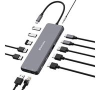 VERBATIM 32153 - Station d'accueil, USB-C, 13 ports