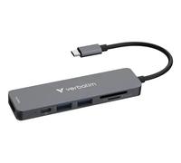 Verbatim Hub USB-C 3.2 Essentials – 6 ports – Gris