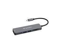 Hub USB-C 3.2 Verbatim Essentials - 6 ports (Gris)