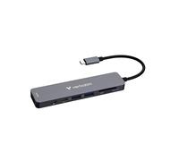 Hub USB-C 3.2 Verbatim Essentials - 7 ports (Gris)