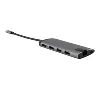 Station d'accueil portable USB-C 3.0 Verbatim Multi-Port (Argent)