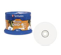 Verbatim Inkjet Printable DVD-R White 50pk (4.7GB)