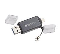 Verbatim iStore 'n' Go lecteur USB flash 64 Go USB Type-A / Lightning 3.2 Gen 1 (3.1 Gen 1) Gris