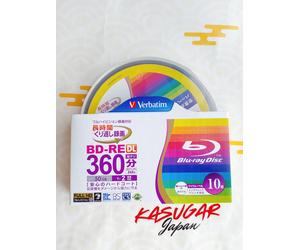 Verbatim Japan Blu-ray Disc enregistrement répété BD-RE DL 50 Go 10 pièces du...