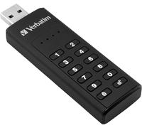 Clé USB 64 GB Verbatim Keypad Secure 49428 noir USB 3.2 (1è gén.) (USB 3.0) 1 pc(s)