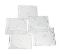 Verbatim Lot de 25 boîtiers CD DVD Blu-Ray transparents fins 5,2 mm