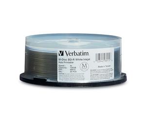 Verbatim M-Disc 100GB BDXL 25pièce(s) Blanc.