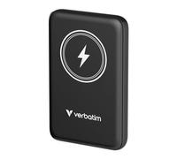 Verbatim Magnetic Power Bank 10000mAh Wireless Charger 15W 20W PD per USB-C, Powerbank Petit et Magnétique pour iPhone 15, 14, 13, 12, Pro, Max, iPad, Noir
