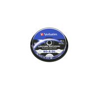 Verbatim Disques BD-R DL M-Disc 10 x 50 Go 6x imprimables par jet d'encre - Spindle