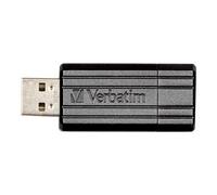 Verbatim Micro-clé USBPinStripe de 32 Go - noire