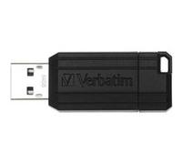 Verbatim Micro-clé USBPinStripe de 64 Go - noire G