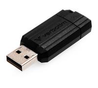 Verbatim Micro-clé USBPinStripe de 8 Go - noire