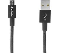 Verbatim Sync and Charge - Câble USB - USB (M) pour Micro-USB de type B (M) - 1 m - noir