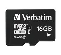 Verbatim microSDHC UHS-I 16GB Class 10 incl USB Card Reader