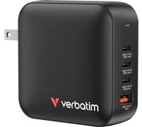 Verbatim Mini Gan Charger 165w Universale Nero Ac Ricarica Rapida Interno