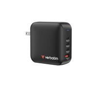 Verbatim Mini GaN Charger Adaptateur de Voyage 165 W 1x USB-A, 3X USB-C® Power D