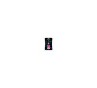 VERBATIM Mini Souris de voyage - Filaire - Optique - 2 Boutons - PC - Rose