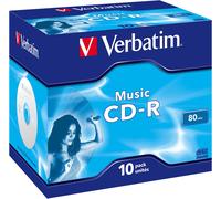 Verbatim Music CD-R, boîte à bijoux