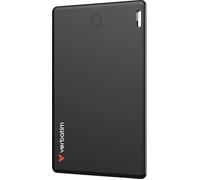 Verbatim My Finder Card Slim Wallet Tracker, Carte de Suivi d'objets Bluetooth Rechargeable pour Portefeuille, Passeport, etc. Compatible avec Apple « Où est ? »